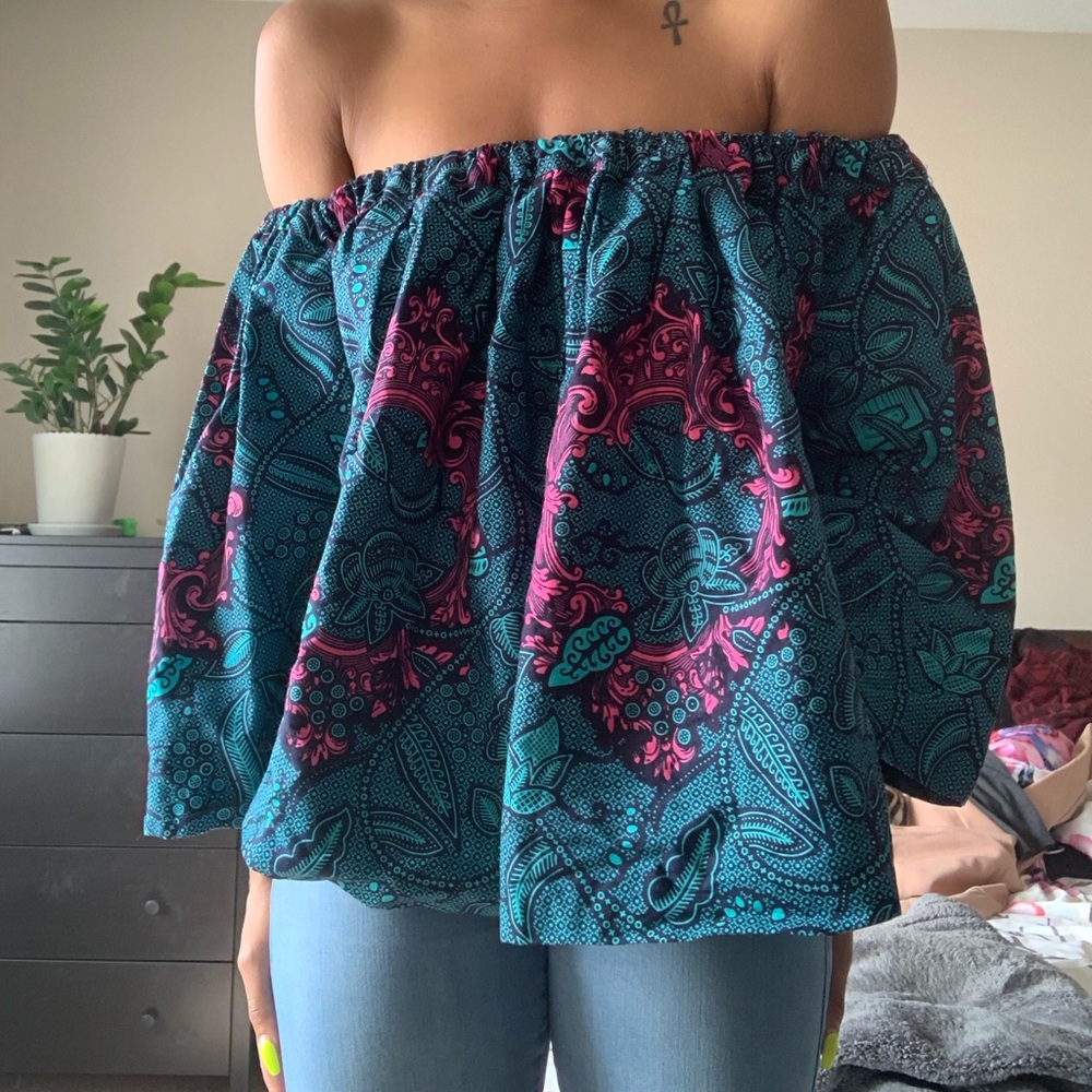 Ankara Fabric Top